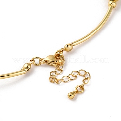 Ожерелья с подвеской в виде сердца из латуни для женщин&nbsp;NJEW-C059-01G-03