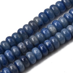 Природные голубые авантюрин бисером пряди G-F801-A01