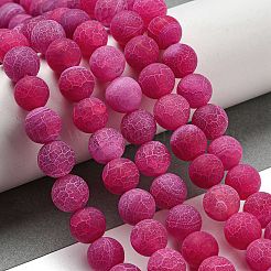 Естественные выветрившиеся агатовые бусины&nbsp;G-P538-A01-12