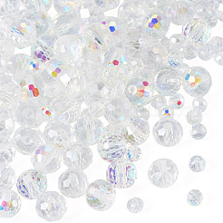 120 pièces 4 styles de perles de verre galvanoplastie&nbsp;EGLA-TADJ0001-13A