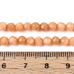 Chapelets de perles en jade blanc naturel teinté&nbsp;G-T139-4mm-60-06