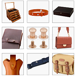 50 шт. круглых ручек из сплава для изготовления небольших шкатулок для украшений&nbsp;DIY-GF0012-49KCG