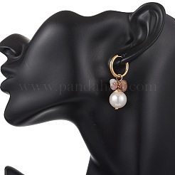 3 paire de boucles d'oreilles créoles rondes en acier inoxydable 202&nbsp;EJEW-JE06974-01
