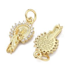 Латунные микро проложить кубического циркония подвески&nbsp;KK-A282-19G