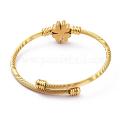 Наборы браслетов-манжет из нержавеющей стали 304 BJEW-M284-13