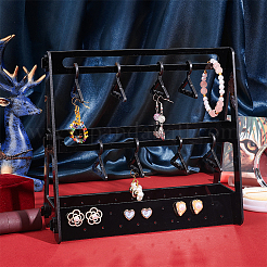 1 комплект непрозрачных акриловых подставок для сережек EDIS-PH0001-24A