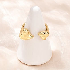 Латунные манжеты для женщин RJEW-L132-07G