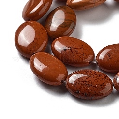 Натуральные красные яшмы бусы пряди G-P528-M18-01