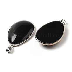 Подвески из натурального черного оникса KK-F868-13P