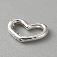 Застежки пружинные из стерлингового серебра s925&nbsp;STER-WH0026-09S