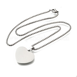 Ожерелья с подвесками из нержавеющей стали 304 NJEW-P329-04B-P