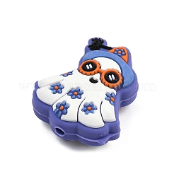 Хэллоуин силиконовые бусины&nbsp;LS-SIL-K007-01C