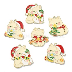 20шт 4 стиля подвески из сплава с эмалью ENAM-CJ0004-94