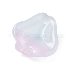 Двухцветные стеклянные подвески&nbsp;GLAA-A011-15B