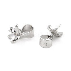 Антикоррозийное родиевое покрытие 925 шт. серебряные штифты-держатели STER-Z001-020P