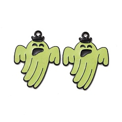 Pendentifs en émail d'alliage de placage de support de thème d'halloween&nbsp;PALLOY-O109-50EB