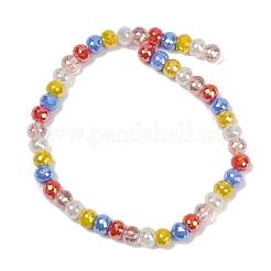 Стеклянные бусины с гальваническим покрытием &nbsp;EGLA-G039-01A-01