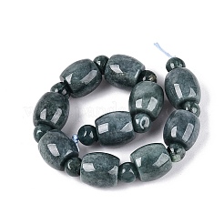 Natürliche Myanmar Jade Perlen Stränge&nbsp;G-Q608-17
