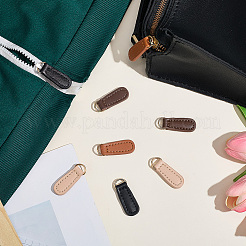 8 шт. 4-х цветные кожаные головки молнии&nbsp;FIND-CL0001-34