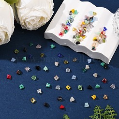 400шт 8 цвета гальванические стеклянные бусины&nbsp;EGLA-YW0005-07