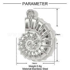 Подвески из нержавеющей стали 304 STAS-OY001-16P