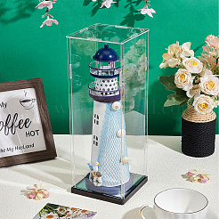 Органический пластик с высокой проникающей способностью пластина и дно поздний ПВХ лист расширения ящик для хранения&nbsp;AJEW-WH0650-43C