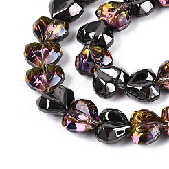 Гальванизируйте прозрачное стекло бисер нитей&nbsp;EGLA-B012-AB21