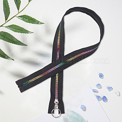 4 Stück #5 Nylon-Spiralreißverschlüsse Regenbogen-Reißverschlussband&nbsp;SENE-CY0001-13A-01