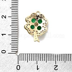 Латунные микро проложить кубического циркония подвески&nbsp;KK-H089-19G