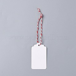 クリスマステーマ紙タグ  コットンロープ＆ヘンプロープ付き  ギフトタグはラベルを掛けます  クリスマスに飾る  ミックスカラー  パペサイザー：20.5x14cm&nbsp;X1-CDIS-H003-03