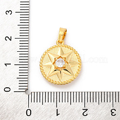 Латунные микро проложить кубического циркония подвески&nbsp;KK-U033-05G