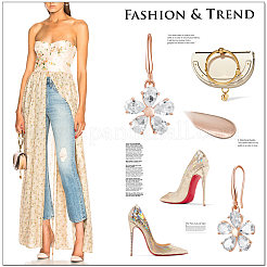 Латунь болтающийся серьги JE803A