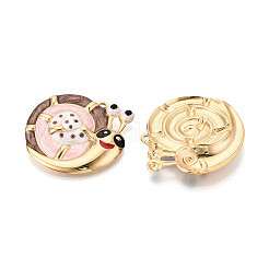 Подвески из нержавеющей стали 304 и эмали&nbsp;STAS-T073-63C-G