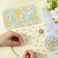 500шт прорезиненные силиконовые акриловые бусины с имитацией силикона&nbsp;OACR-SP0001-33F