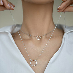 925 комплект из 15.75 кольца с подвеской и серьгами из стерлингового серебра с микропаве из прозрачных кубических цирконий для женщин IQ8256-4