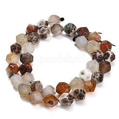Brins de perles d'agate naturelle (teintes et chauffées)&nbsp;G-K425-B06-01
