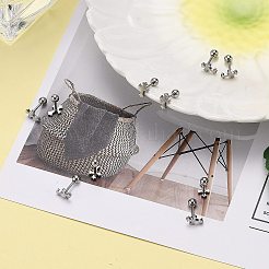 Серьги-штанги для хрящей из нержавеющей стали 201 EJEW-R147-31