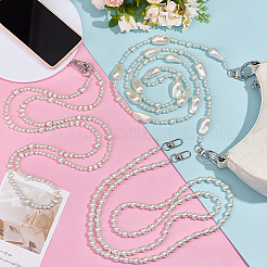 3 шт. резинки для мобильного телефона из АБС-пластика с имитацией жемчуга HJEW-PH02160