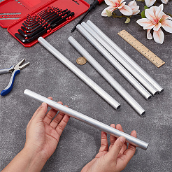 6063 алюминиевая круглая трубка&nbsp;FIND-WH0139-714B-P