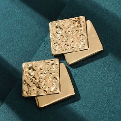 Серьги-гвоздики из нержавеющей стали 304 для женщин&nbsp;LS-EJEW-L296-014G