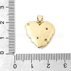 Ottone micro spianare pendenti zirconi&nbsp;KK-H267-022C-G