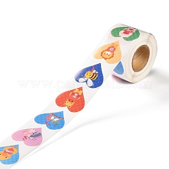 День Святого Валентина тематические бумажные подарочные бирки наклейки&nbsp;DIY-C007-01B