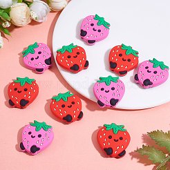 10шт 2 цвета силиконовые бусины JX760A