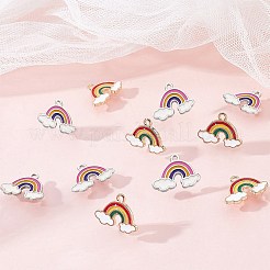 80шт 2 цвета сплава эмалевые подвески&nbsp;FIND-SC0002-95