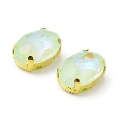 Мокко(мк) овал пришить по стразам RGLA-F080-01A-03