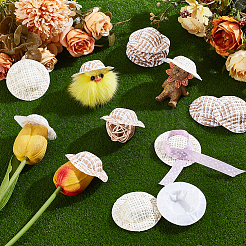 30 шт. 2 стиля бумажная шляпа для куклы из ткани DIY-GA0008-44