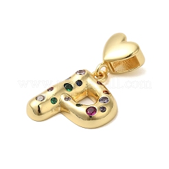 Покрытие стойки латунь микро паве прозрачные перданты из кубического циркония KK-C067-12G-P