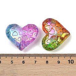 Уф-покрытие прозрачные акриловые бусины MACR-L007-05B