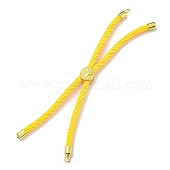 Braccialetti con corde di nylon adatti per ciondoli per connettori&nbsp;AJEW-P116-01G-01