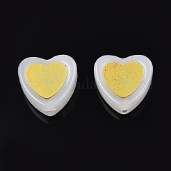 Имитация нефрита окрашенные стеклянные бусины LAMP-N032-05-C02